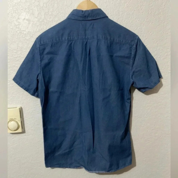 Everlane Men's Casual Button Down Shirt - Navy - Picture 4 of 5